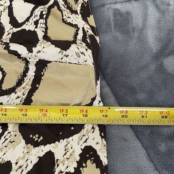 Vertigo Paris NWT Women Dress Size L Animal Print Shirt Chic Minimalism Basic - Picture 14 of 14